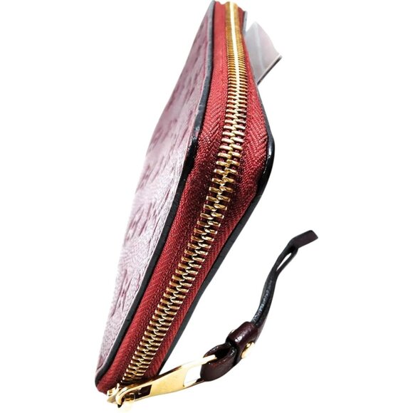 236224BD (L3) Louis Vuitton Wallet Long Purple Monogram Empreinte - Picture 4 of 10